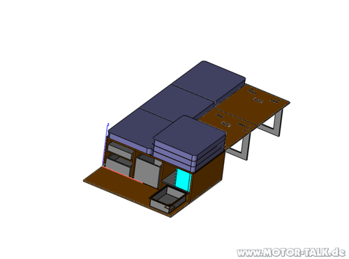 1-Gesamtsicht Caddy-Ausbau