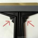 Einkerbungen für vereiste Scheibenwischerblätter