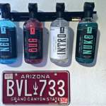 Mit 4 Wog Sprüflaschen