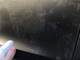 Quick Detailer wird aufgesprüht