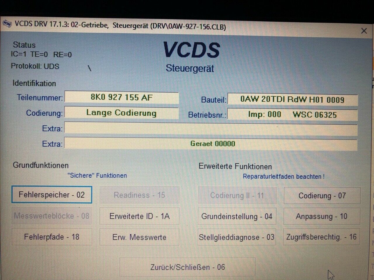 8-Gang Multitronic | Schlag beim Anfahren | 1.8 TFSI |