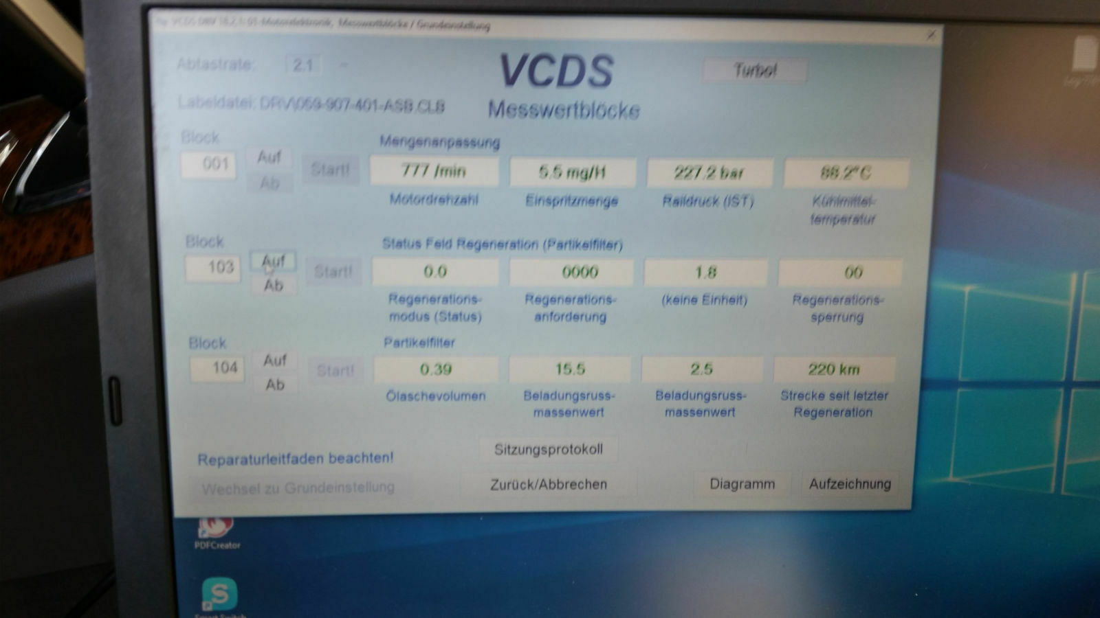 DPF Rußpartikelfilter - Regeneration / Notregeneration Anleitung