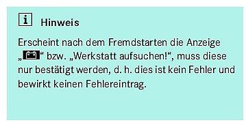 Batterie Rote Störung im KI