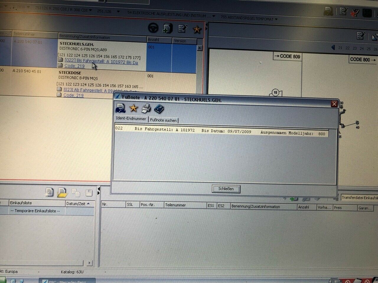 Nachrüstung Distronic - ab heute on board