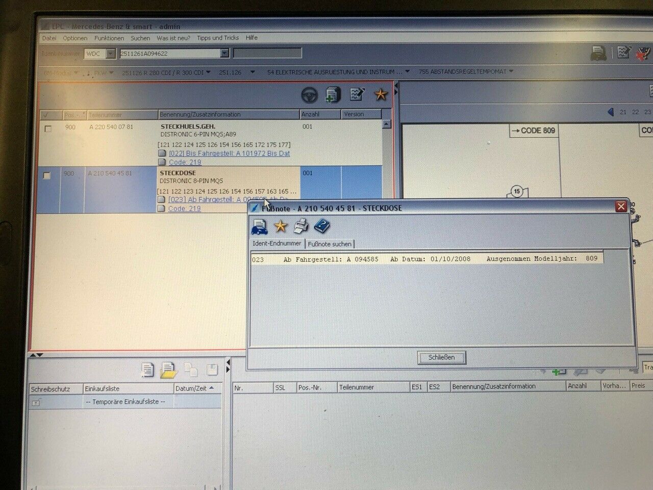 Nachrüstung Distronic - ab heute on board