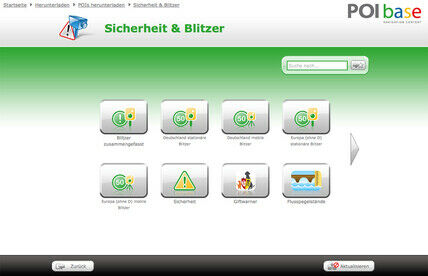 POIs installieren Audi Connect
