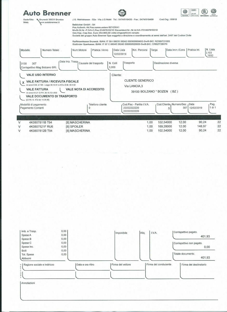 Umrüstung Auspuffblenden