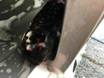 Caliper Spoke hinter der Speiche...