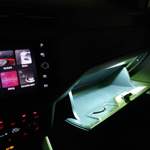 Handschuhfachbeleuchtung Seat Arona vom Fahrersitz gesehen