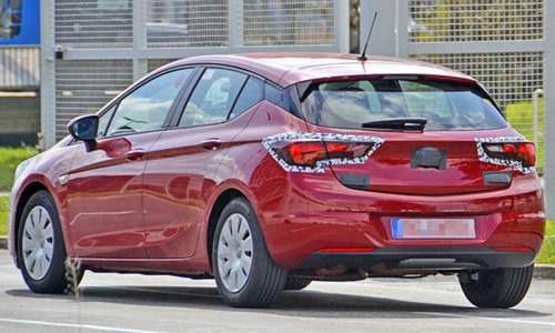 Heckansicht astra facelift