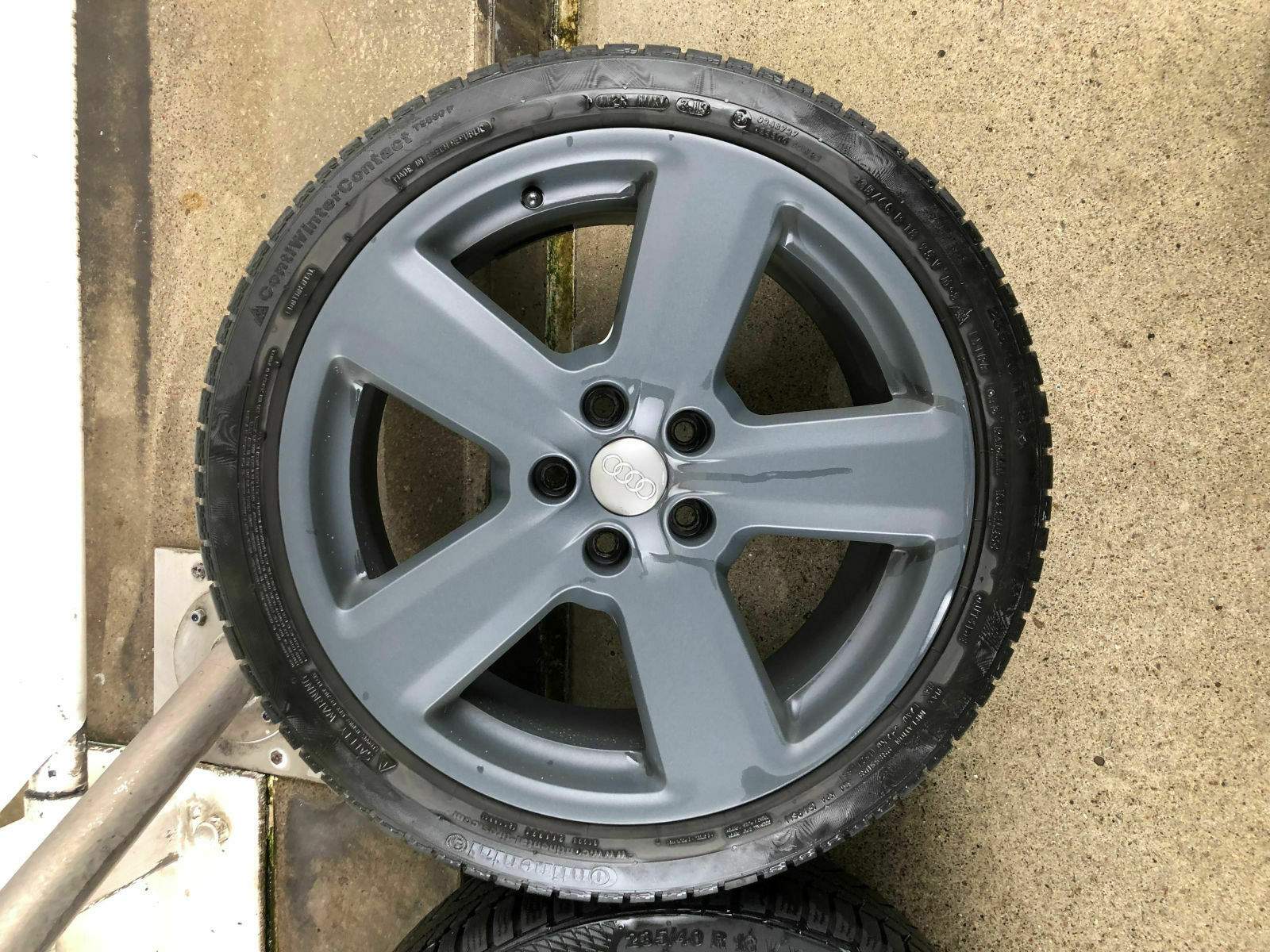 Audi A4 B7 S Line Felgen 18 Zoll Audi A4 B6 B7 8E original 18 Zoll S-Line Alufelgen mit Winterreifen 235