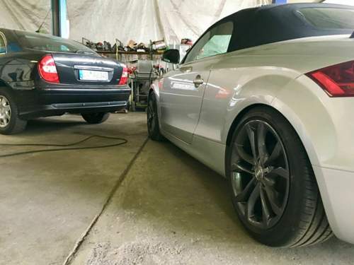 Stoßdämpfer sind original unverändert