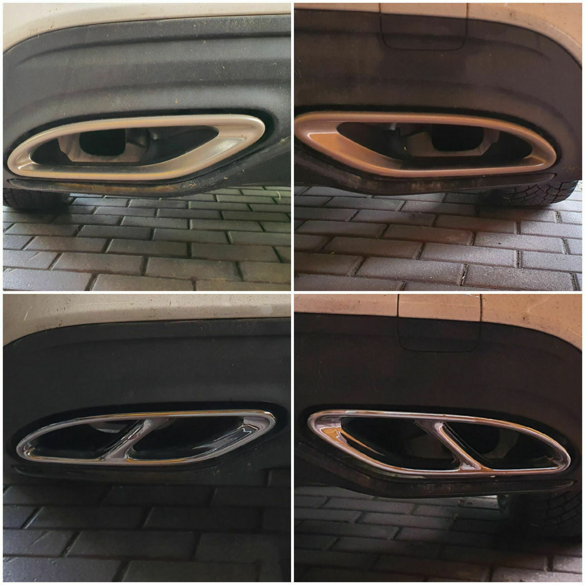 C63/C450 AMG: Wechsel der Auspuffblenden - WIE?