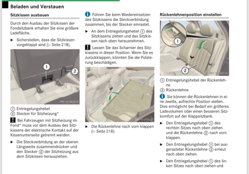Bedienung Rückenlehne 1