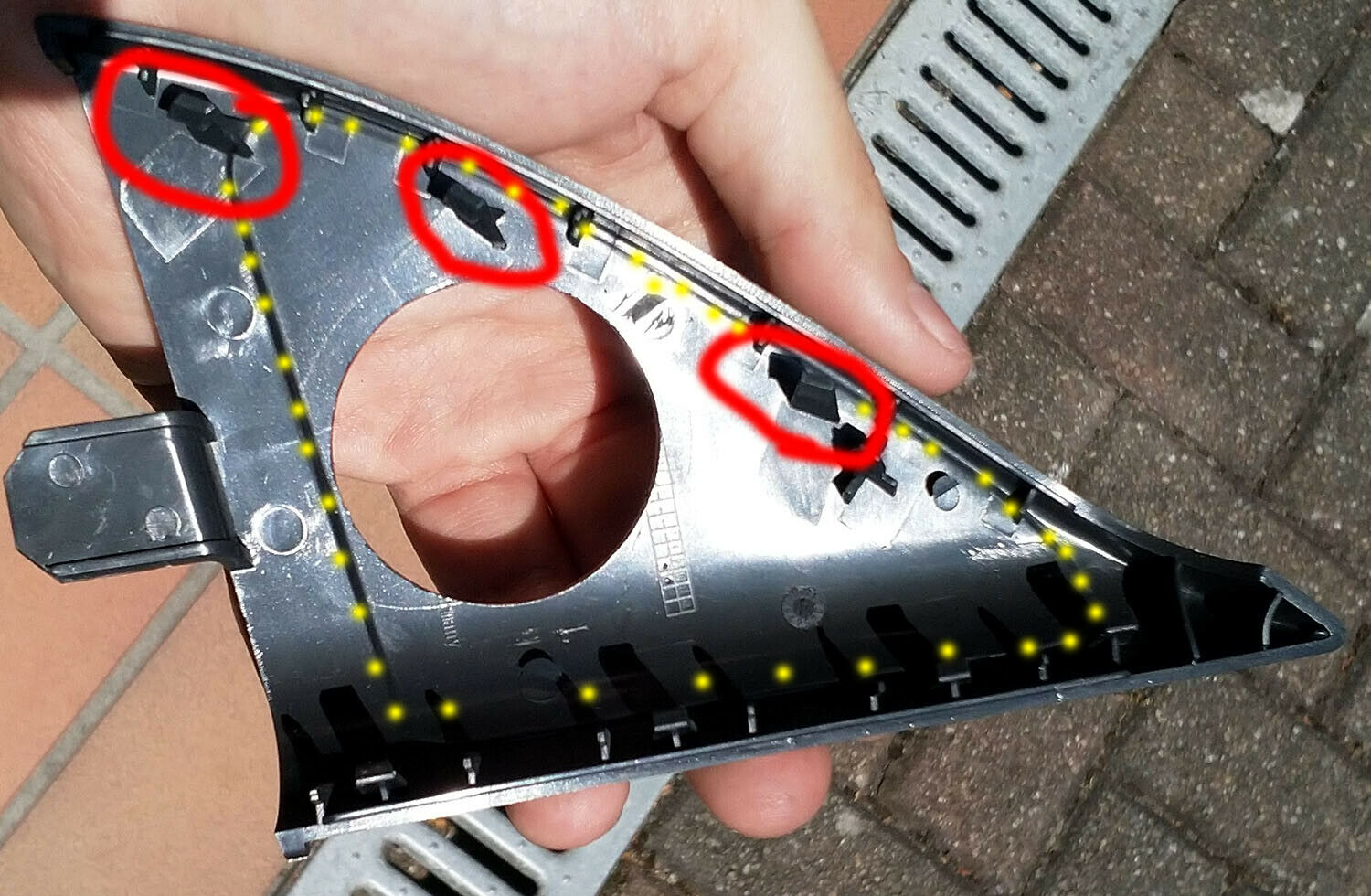 Teilenummer Spiegeldreieck