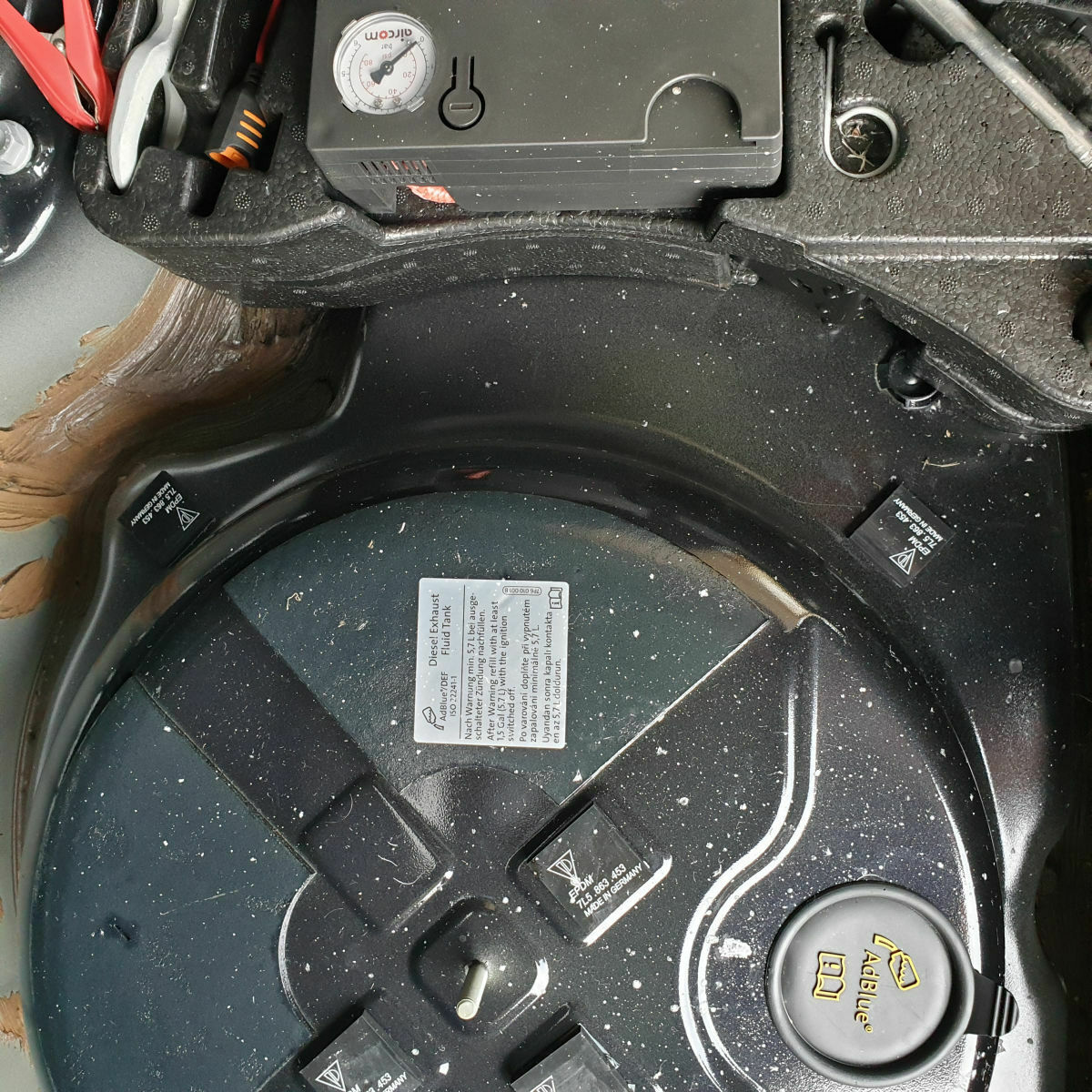 Wagenheber im Touareg 2 7P