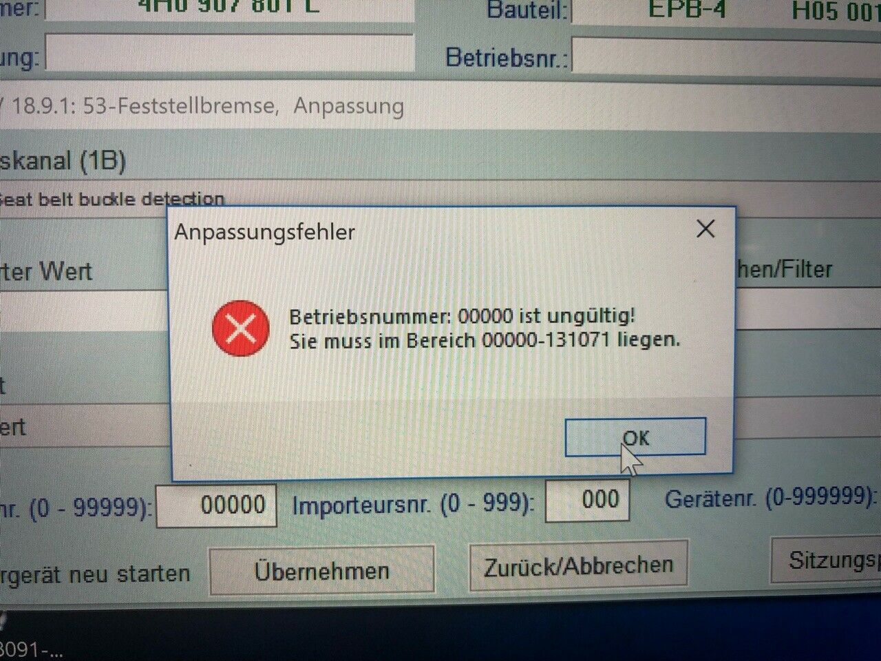 Codierungen - a6 4g vfl