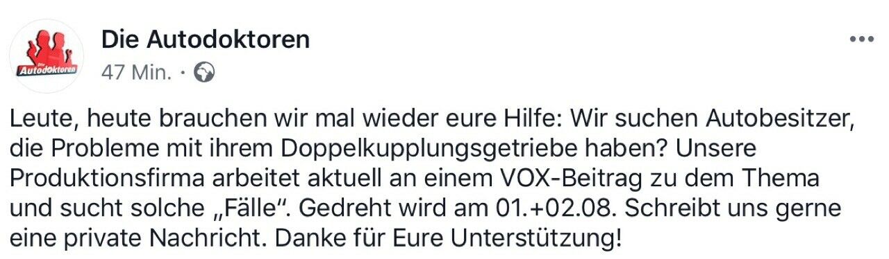 Probleme mit DSG 7-Gang (DQ200)?