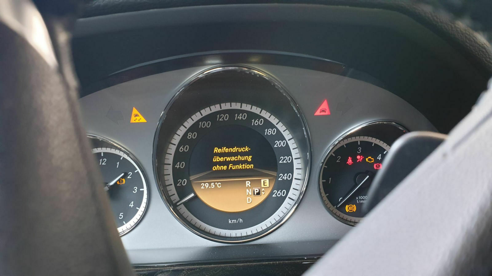 Störung so ziemlich aller Sensoren gleichzeitig.