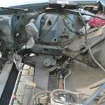 Wärmeschutz noch eingebaut auf der Fahrerseite