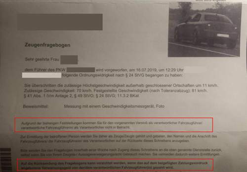 Fahrerermittlung bei Blitzer von hinten - Seite 2