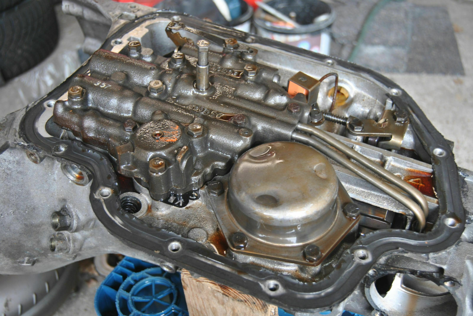 Schieberkasten noch dran