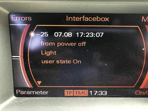 Interface Untermenü