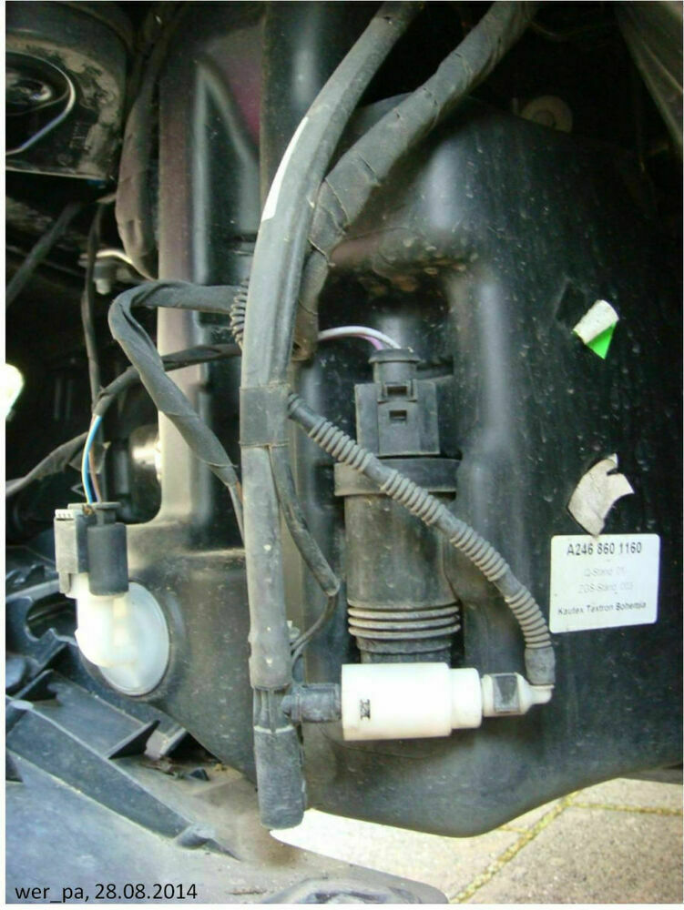 Wisch-Wassertank Signal