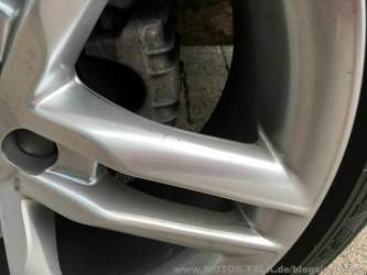 leichte Verschmutzungen an der Felge