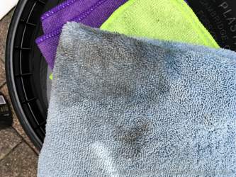 nach einmal Schmutz abziehen