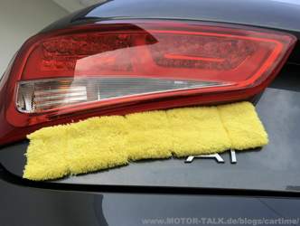 unter der Rückleuchte