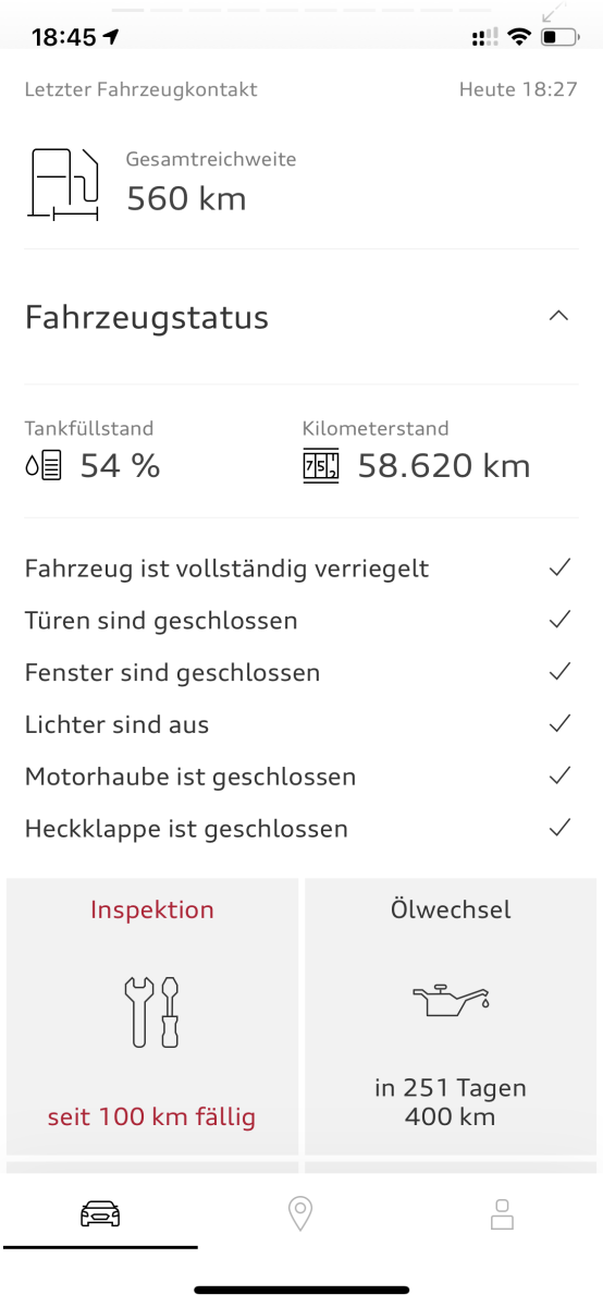 Audi Connect Verlängerung - Modelljahr 2016