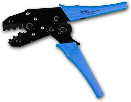 Crimpzange für unisolierte Kontakte