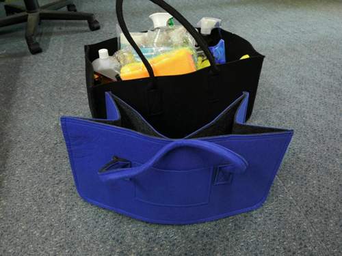 Kaminholztasche Blau