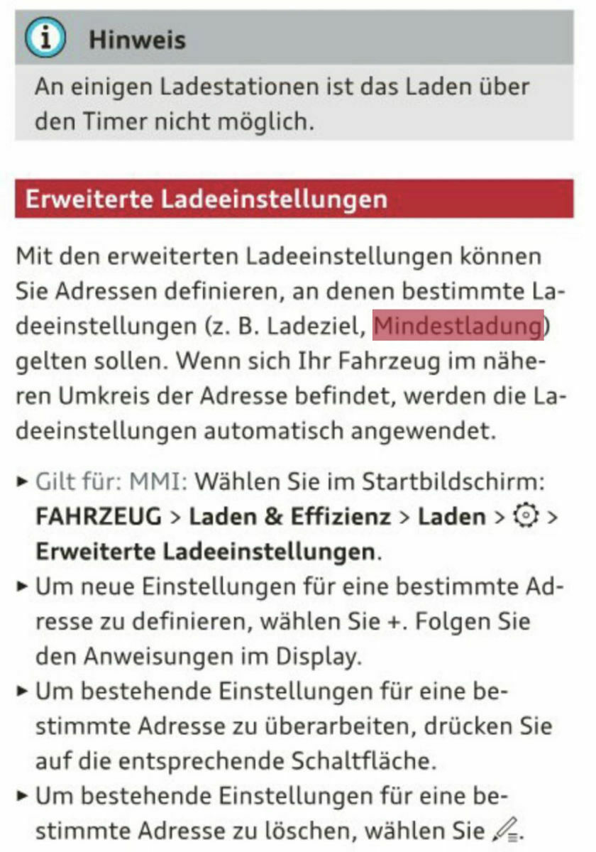 Ladeinstallation: e-tron zuhause laden