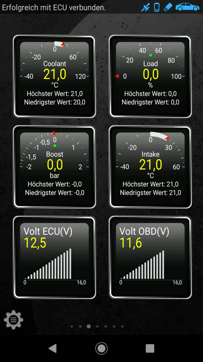 Kia Stinger Batterie bzw. Spannungswerte Ruhestrom und Ladespannung