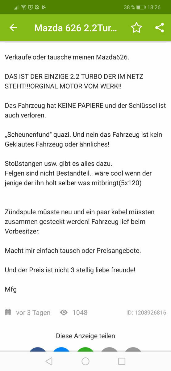 Der Schrottplatz - Spiegelsymmetrisch des Showrooms