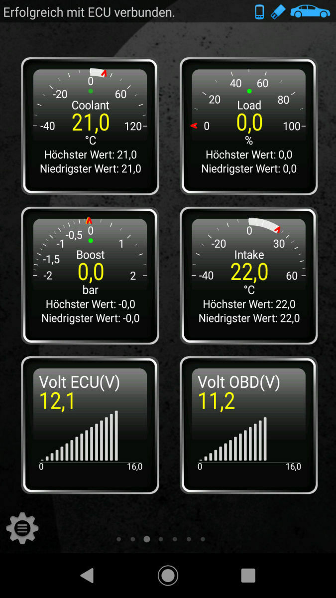 Kia Stinger Batterie bzw. Spannungswerte Ruhestrom und Ladespannung