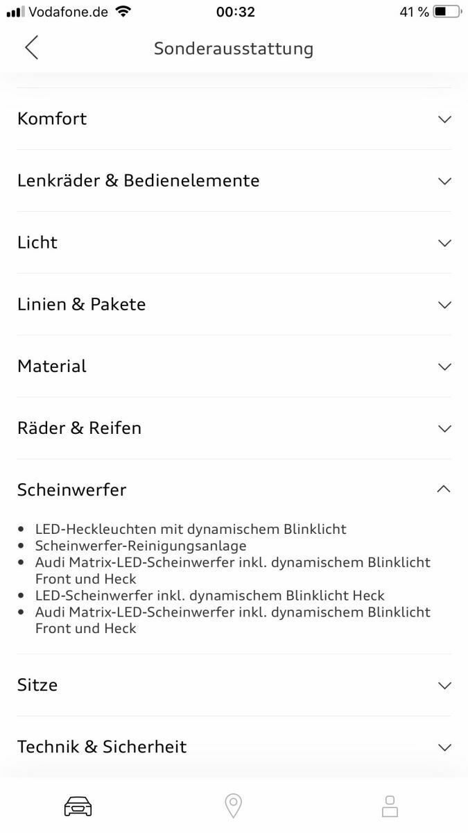 Matrix LED ohne dynamisches Blinken / Audi Laie