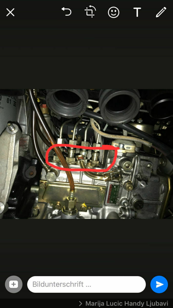 Dieselverlust bzw. Leckage, tropft