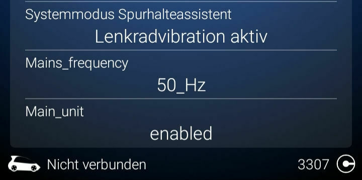 Lane Assist / Warning Level