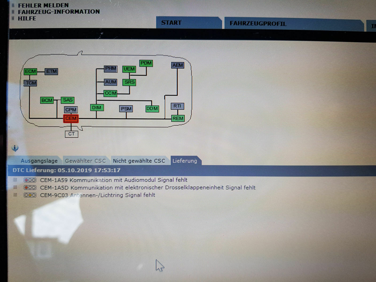 Volvo Drosselklappe Defekt?
