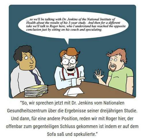 Diskussion mit Roger