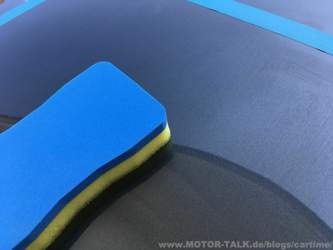 im Kreuzstrich überlappend auftragen...