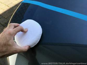 im Kreuzstrich überlappend auftragen...