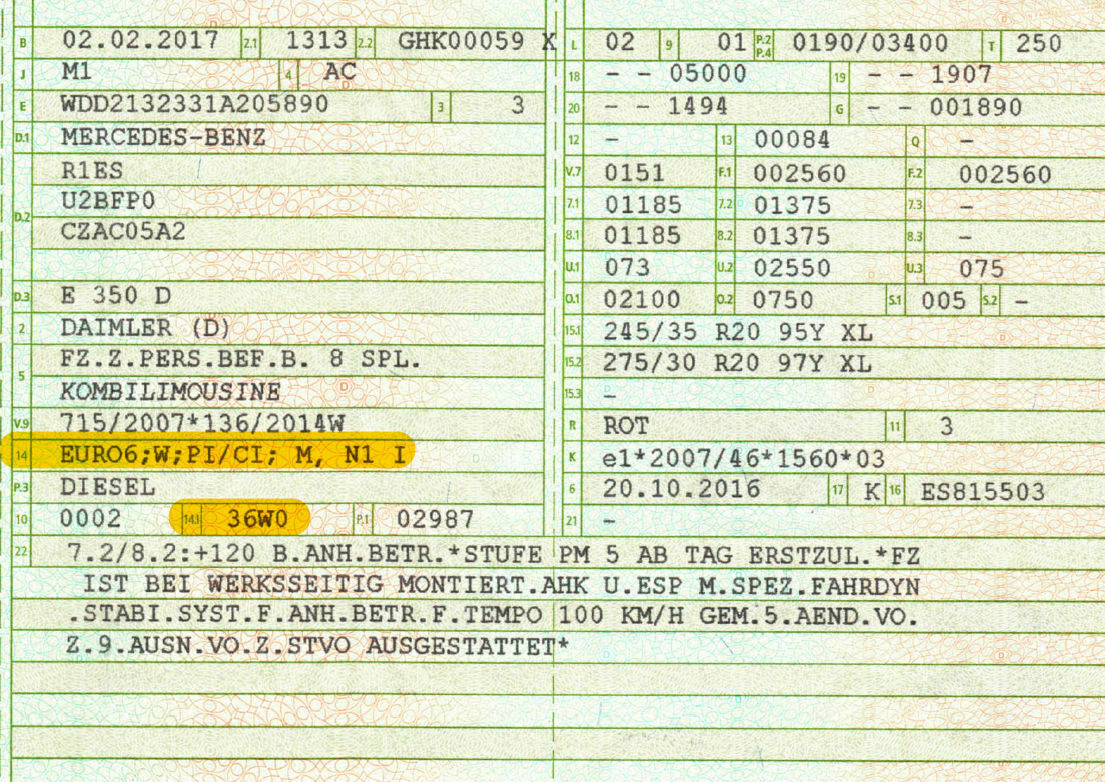 Euro 6, 6c/6dtemp und Dieselumtauschprämie