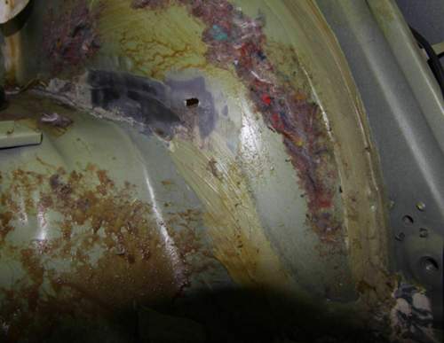 Innenkotflügel, links innen