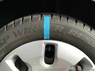 nochmal an einem anderen verschmutzen Reifen