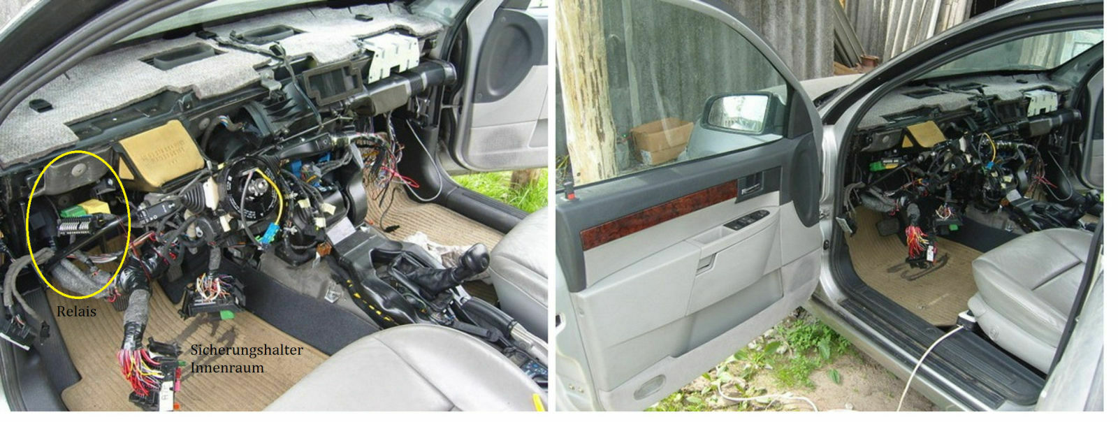 Omega B - Z22XE - hoher Ruhestrom, Diebstahlwarnanlage, Parkhilfe