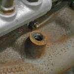 Gewinde geschnitten aber nicht perfekt da BSF 9/16"